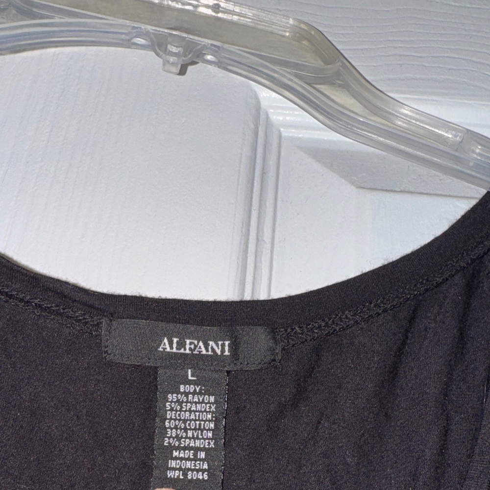Alfani Classic Black Tank Top - Picture 3 of 7